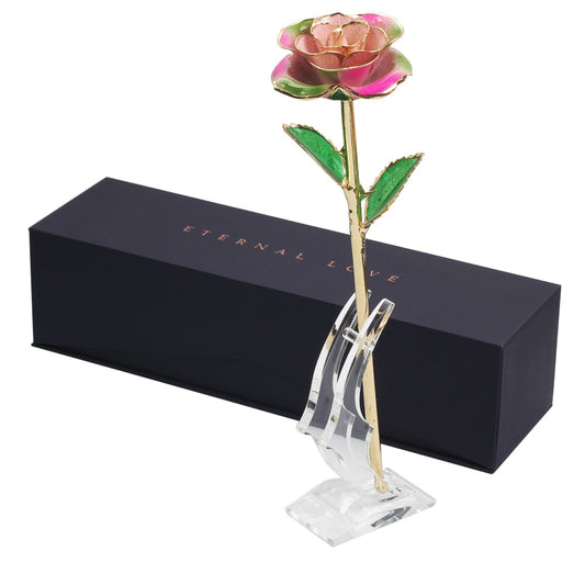 Eternal Rose Box: Multicolor 24K Gold - Eternal Rose Store