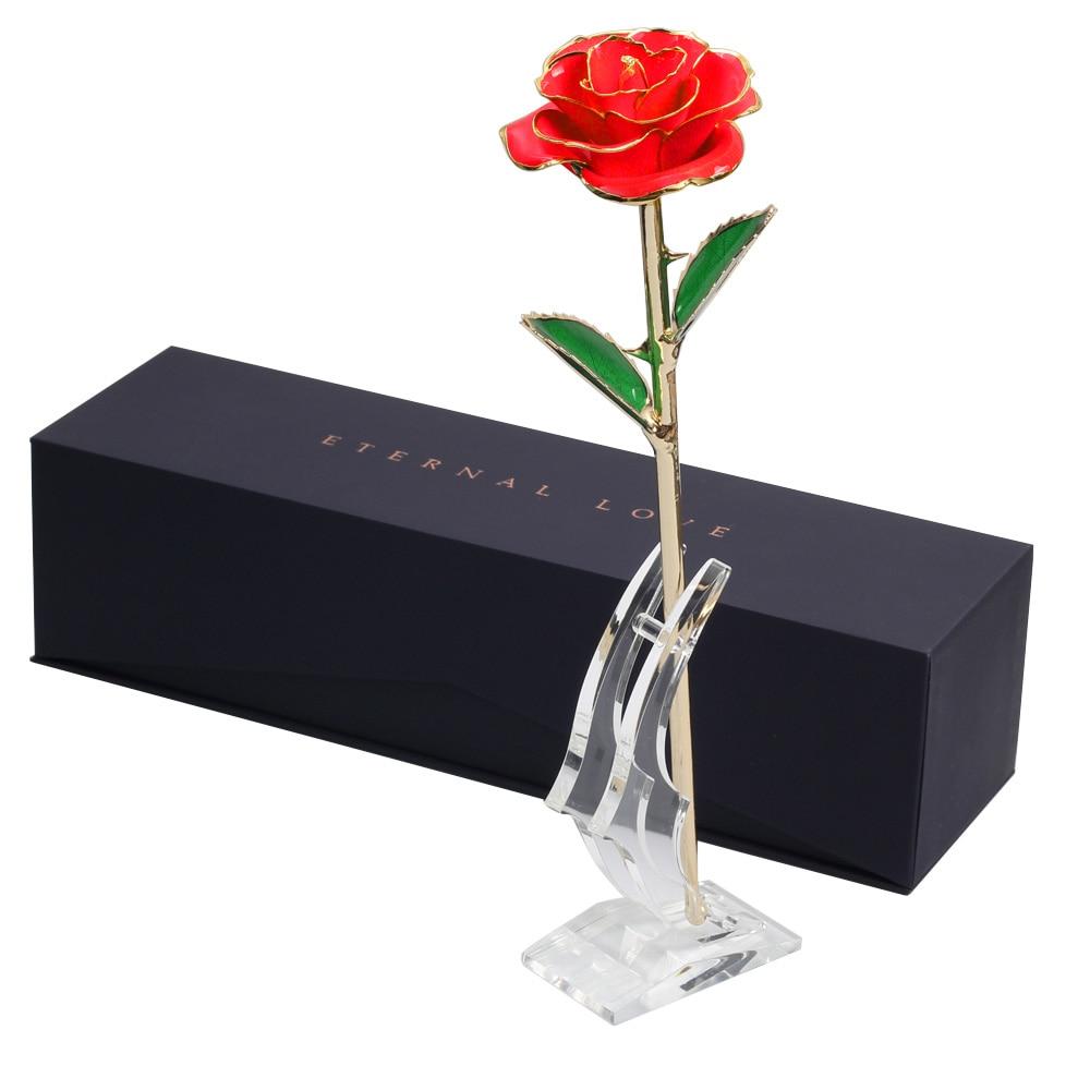 Eternal Rose Box: Red Gold 24K - Eternal Rose Store