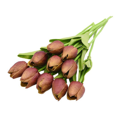 Eternal Tulip Bouquet - Elegant Floral Decor for Weddings and Special Events