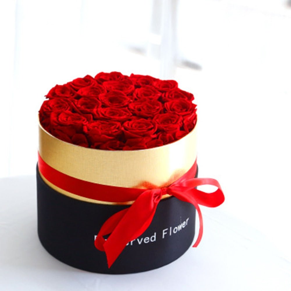 Eternal Rose Box: Pack of 7 or 12 roses