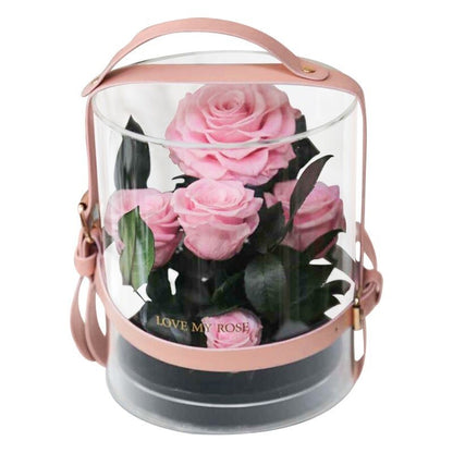 Eternal Rose Bouquet in Acrylic Glass Dome