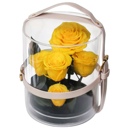 Eternal Rose Bouquet in Acrylic Glass Dome