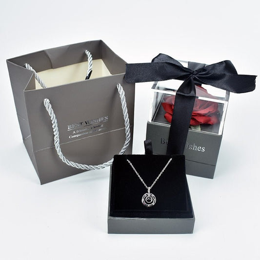 Eternal Rose Box (Choice of necklace) - Eternal Rose Store