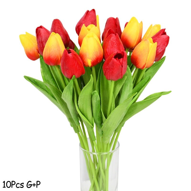 Eternal Tulip Bouquet - Elegant Floral Decor for Weddings and Special Events