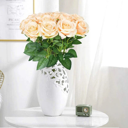 Decorate with Elegance - 10 Artificial Pink Flowers