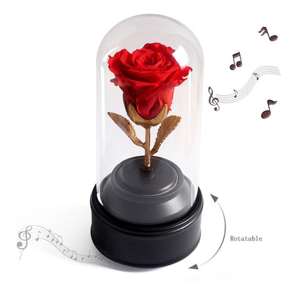 Red Eternal Rose Music Box - Eternal Rose Store