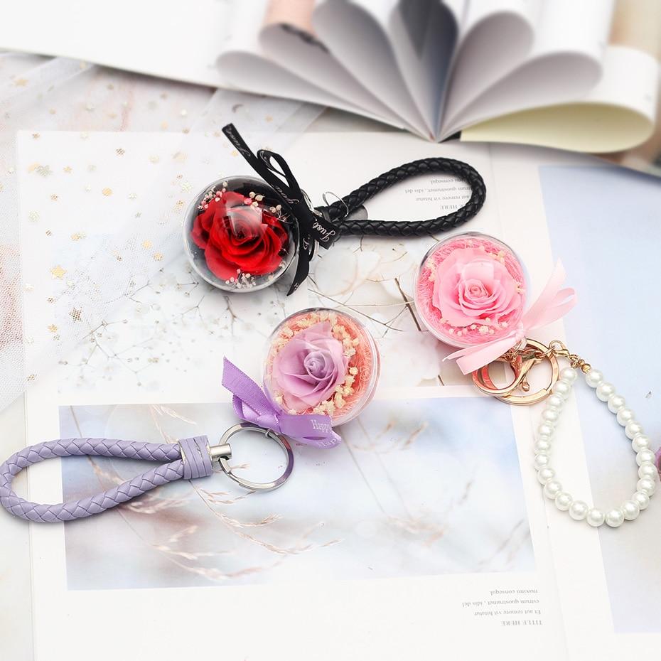 Eternal Rose Red Keychain - Eternal Rose Store