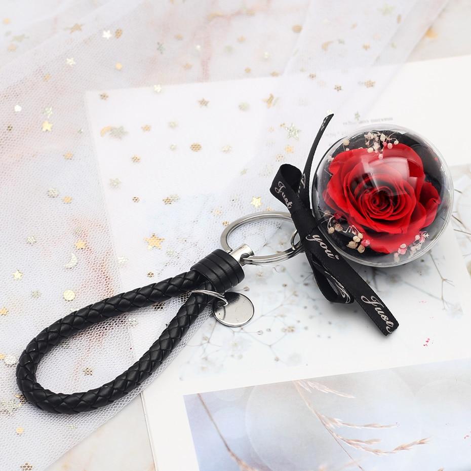 Eternal Rose Red Keychain - Eternal Rose Store