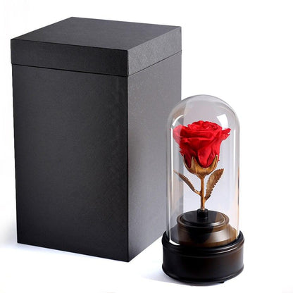 Red Eternal Rose Music Box - Eternal Rose Store