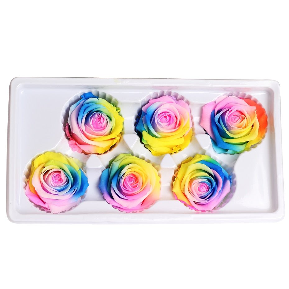 Eternal Roses Multicolored Box (Pack of 6) - Eternal Rose Store