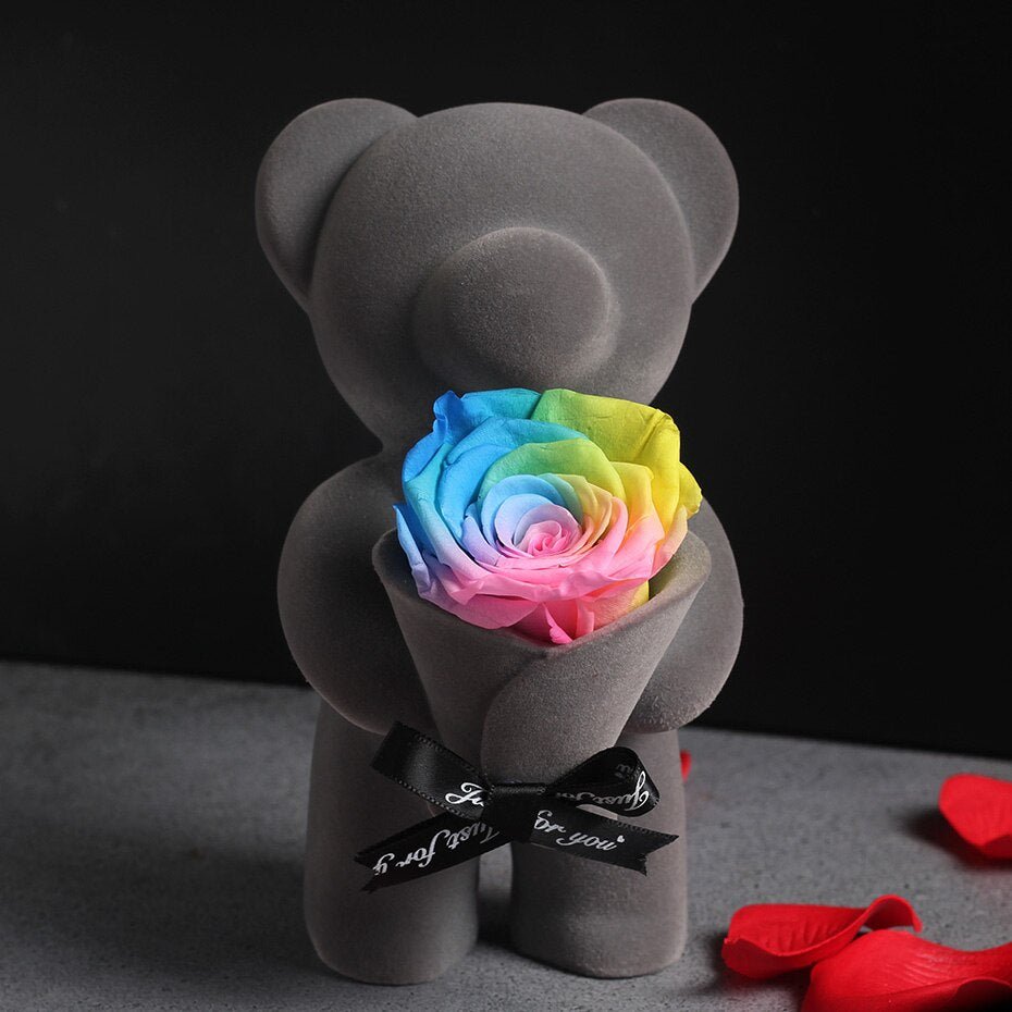 Eternal Rose Bear Multicolor - Eternal Rose Store