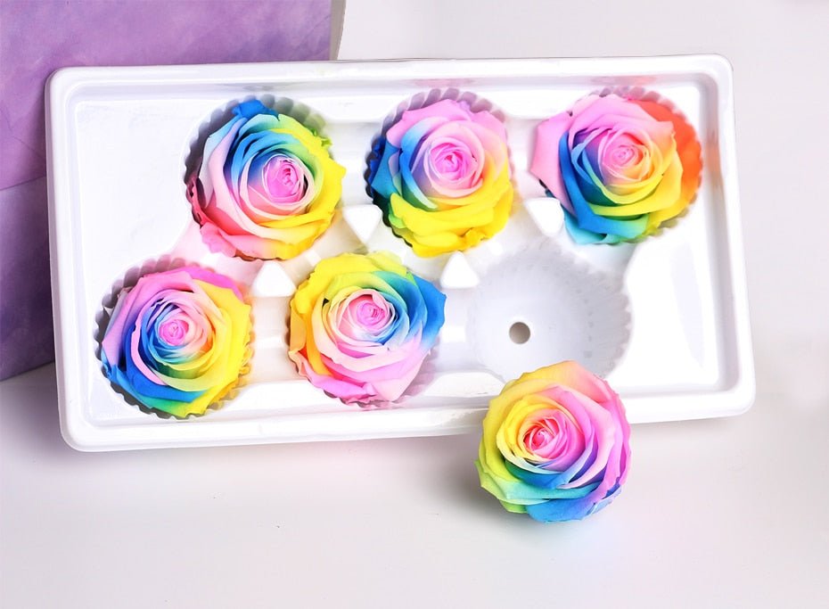 Eternal Roses Multicolored Box (Pack of 6) - Eternal Rose Store