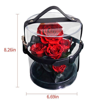 Eternal Rose Bouquet in Acrylic Glass Dome