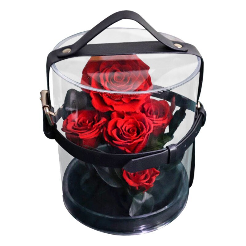 Eternal Rose Bouquet in Acrylic Glass Dome