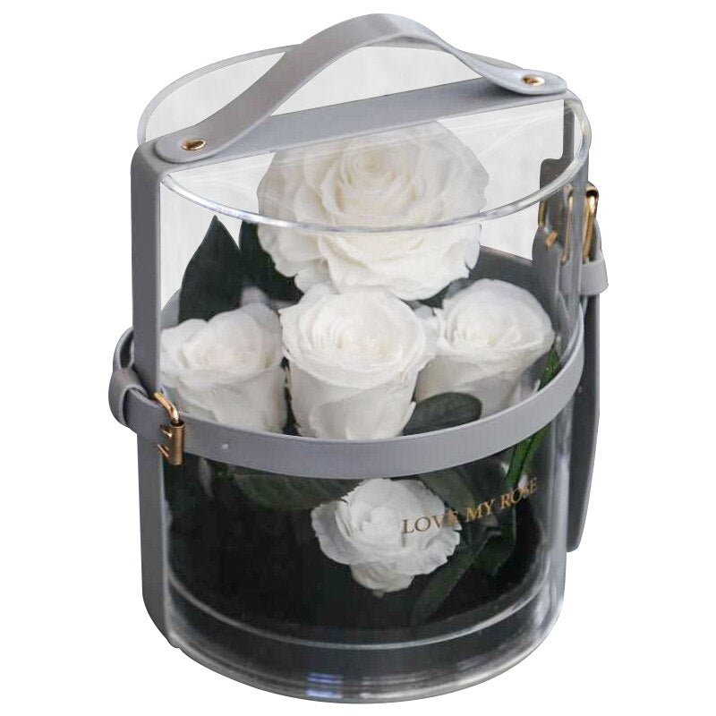 Eternal Rose Bouquet in Acrylic Glass Dome