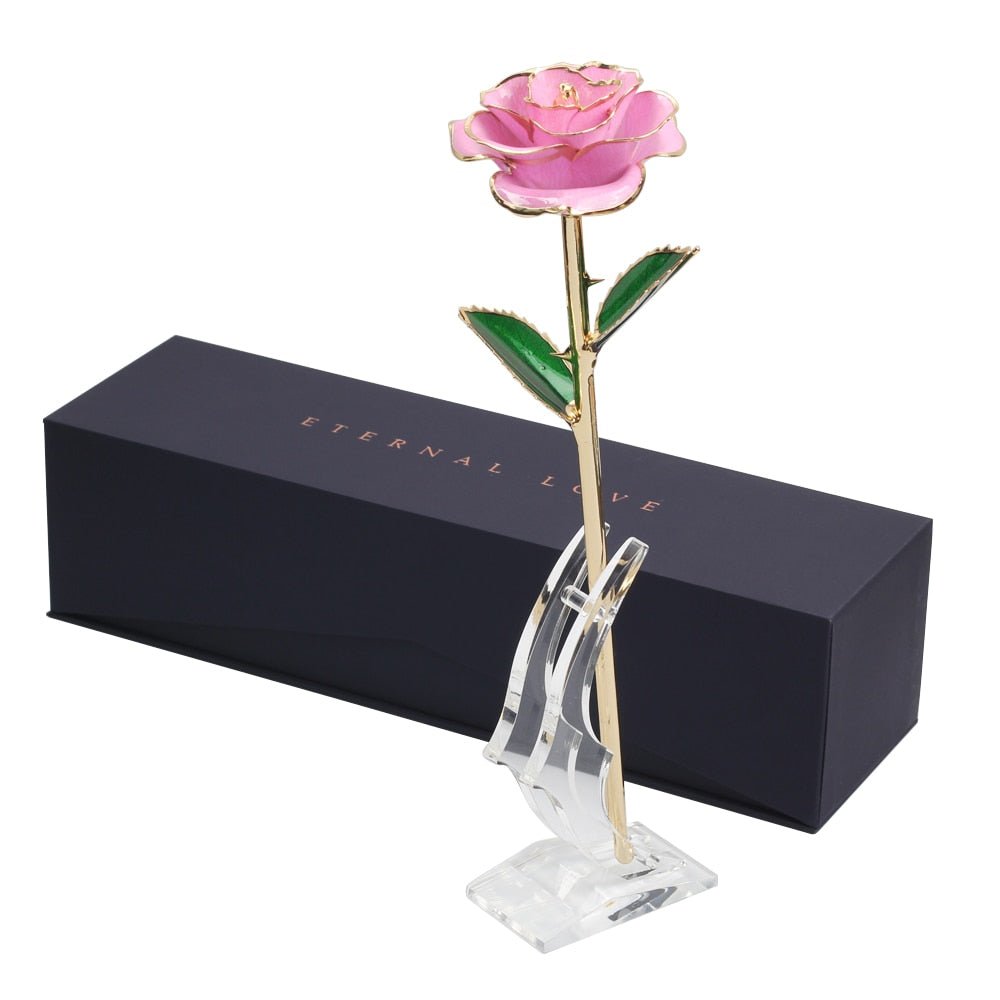 Eternal Rose Box: Color RoseGold 24K - Eternal Rose Store