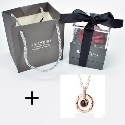 Eternal Rose Box (Choice of necklace) - Eternal Rose Store