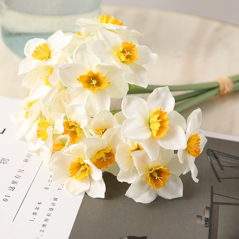 Artificial Narcissus Flower Bouquet