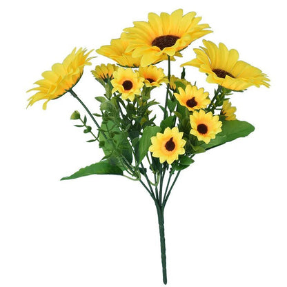 Sunny Artificial Sunflower Bouquets Wedding Decoration