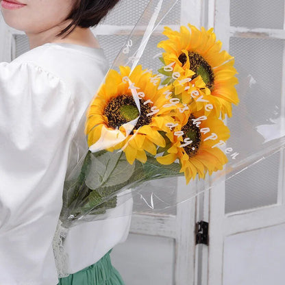 Sunny Artificial Sunflower Bouquets Wedding Decoration