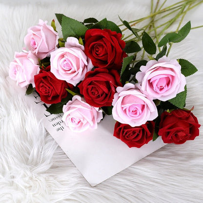 High-Quality Silk Rose Bouquet