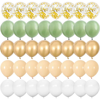 40pcs Rose Gold Confetti Balloons – Latex