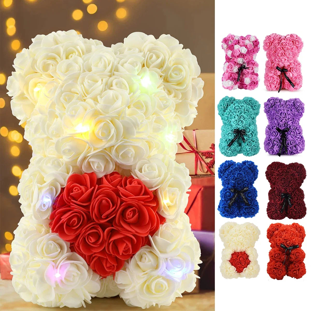 Eternal Rose Bear -Teddy Bear - Gift