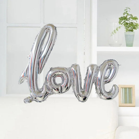 Rose Gold Love Letter Balloon - Wedding & Valentine's Day Decor